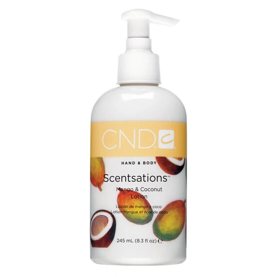 MANGO & COCONUT HAND & BODY LOTION BY CND SCENTSATIONS 245 ML ( 8.3 FL OZ )