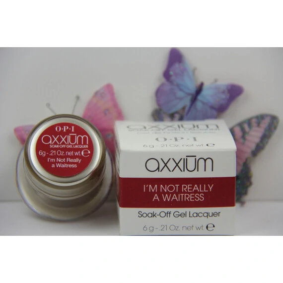 AXXIUM OPI SOAK-OFF GEL LACQUER I'M NOT REALLY A WAITRESS 6G/0.21 OZ