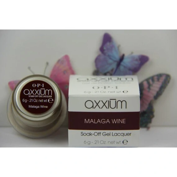 AXXIUM OPI SOAK-OFF GEL LACQUER MALAGA WINE 6G /0.21OZ