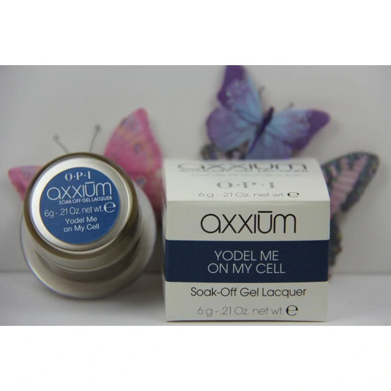 AXXIUM OPI SOAK-OFF GEL LACQUER YODEL ME ON MY CELL 6G - 0.21 OZ