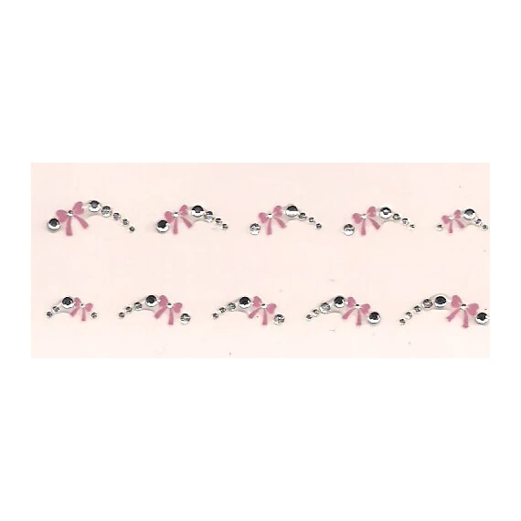 3D JEWELRY NAIL STICKERS SKU3DFJ06FRENCH STONES