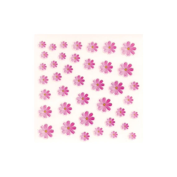 DRIED FLOWERS 3D NAIL STICKERS SKU3DDF23