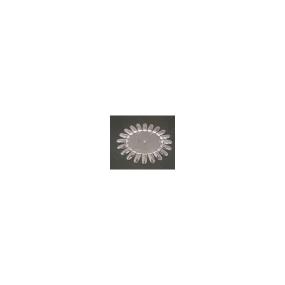 FLOWER NAIL WHEEL ELLIPTICAL CLEAR