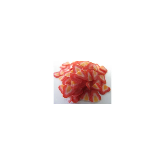 SLICED FIMO FRUIT - STRAWBERRY (500PCS)