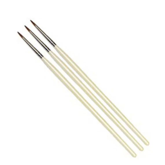 THIN NAIL ART BRUSH SET 3 PIECES