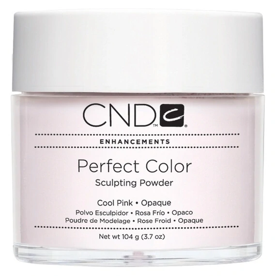 CND PERFECT COLOR SCULPTING POWDER COOL PINK OPAQUE 104G-3.7OZ
