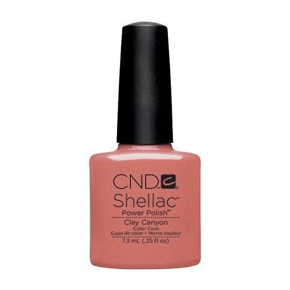 CND SHELLAC CLAY CANYON UV COLOR COAT - GEL NAIL POLISH