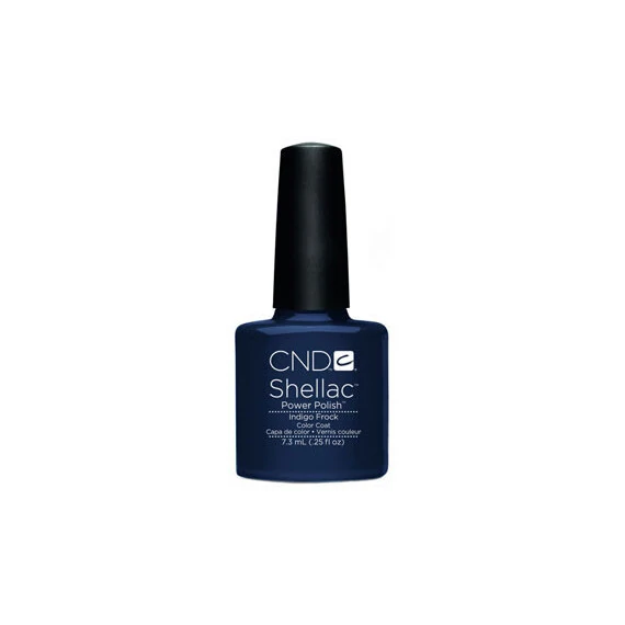 CND SHELLAC UV COLOR COAT - GEL NAIL POLISH - INDIGO FROCK