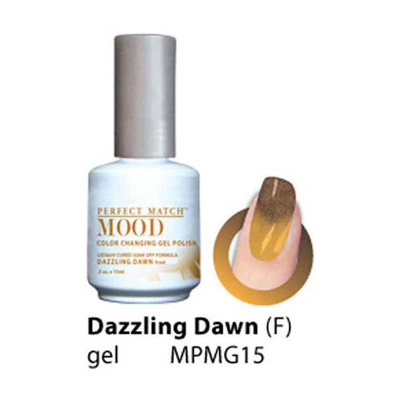 LECHAT DAZZLING DAWN FROST PERFECT MATCH MOOD COLOR CHANGING GEL POLISH MPMG15