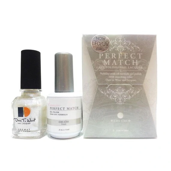 LECHAT PERFECT MATCH GEL POLISH & NAIL LACQUER CHI-CHI 2-.5OZ/15ML - PMS18