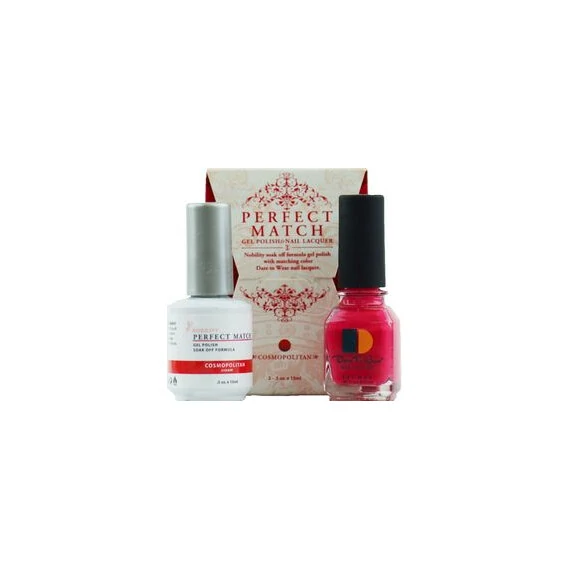 LECHAT PERFECT MATCH GEL POLISH & NAIL LACQUER COSMOPOLITAN 2-.5OZ/15ML - PMS24