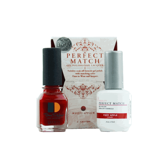 LECHAT PERFECT MATCH GEL POLISH & NAIL LACQUER FIZZY APPLE 2-.5OZ/15ML - PMS23