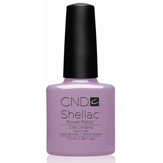 CND SHELLAC UV COLOR COAT - GEL NAIL POLISH - LILAC LONGING