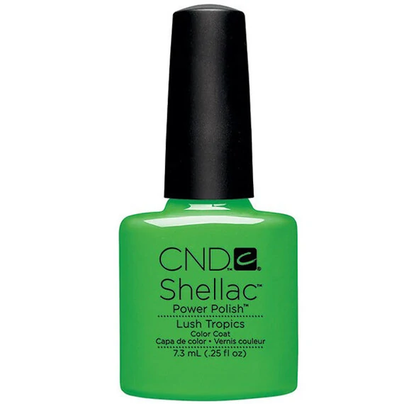 CND SHELLAC LUSH TROPICS UV COLOR COAT - GEL NAIL POLISH