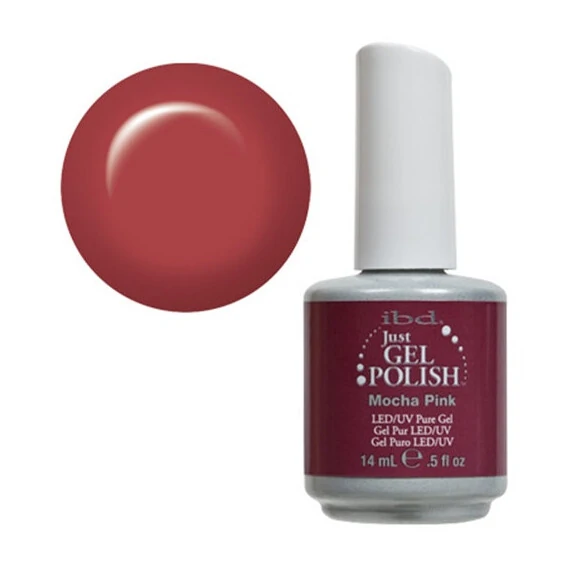 IBD JUST GEL POLISH MOCHA PINK 14 ML/.5 OZ