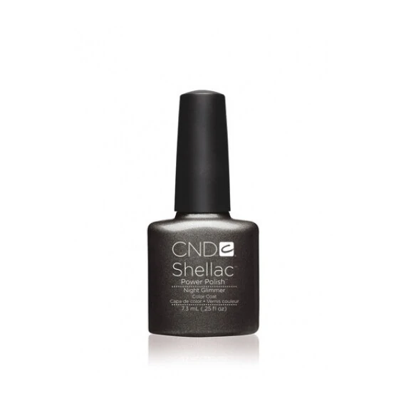 CND SHELLAC NIGHT GLIMMER UV COLOR COAT - GEL NAIL POLISH