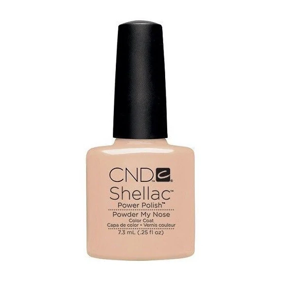 CND SHELLAC POWDER MY NOSE UV COLOR COAT - GEL NAIL POLISH