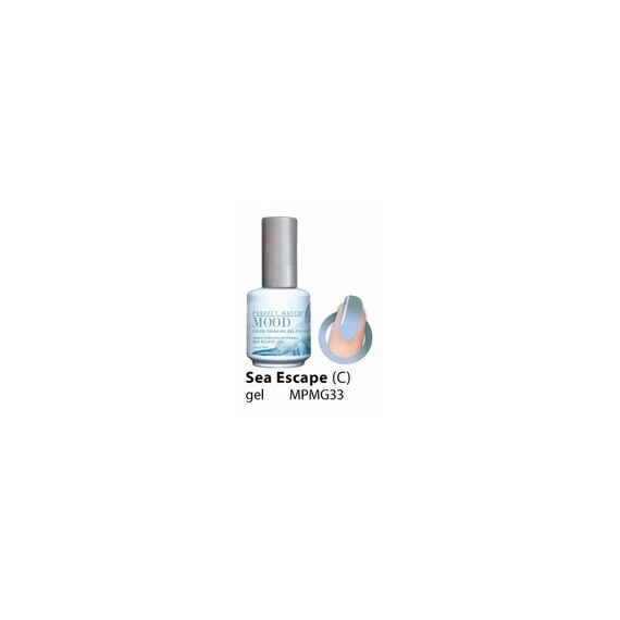LECHAT SEA ESCAPE CREAM PERFECT MATCH MOOD COLOR CHANGING GEL POLISH MPMG33