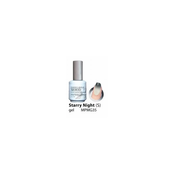 LECHAT STARRY NIGHT SHIMMER PERFECT MATCH MOOD COLOR CHANGING GEL POLISH MPMG35