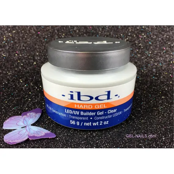 IBD LED/UV BUILDER HARD GEL CLEAR TRANSPARENT 56G-2OZ 61178