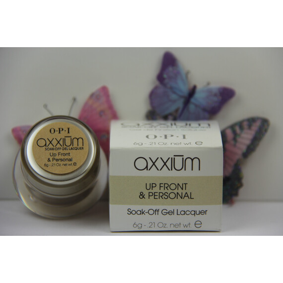AXXIUM OPI SOAK-OFF GEL LACQUER UP FRONT & PERSONAL 6G - 0.21OZ