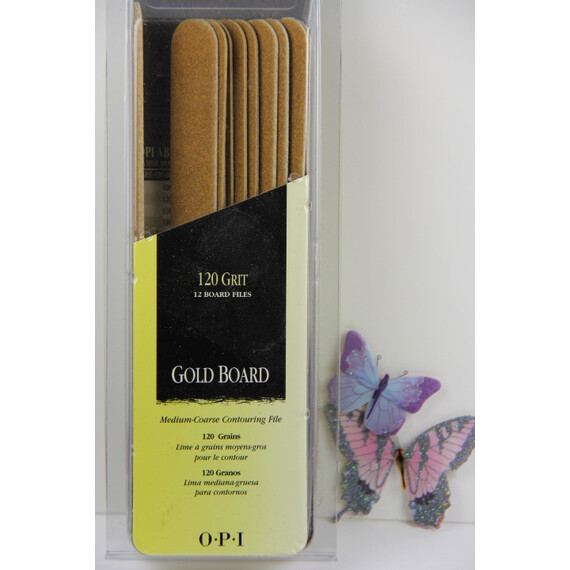 OPI FILES GOLD BOARD 120 GRIT 12 PCS
