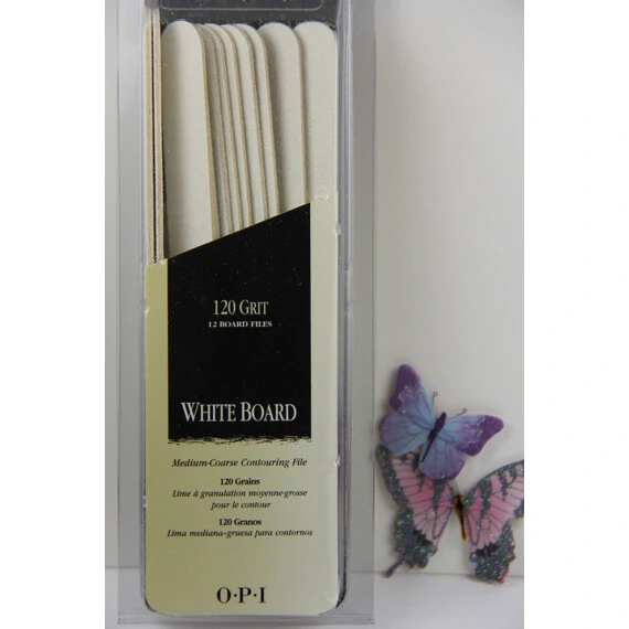 OPI FILES WHITE BOARD 120 GRIT 12 PCS