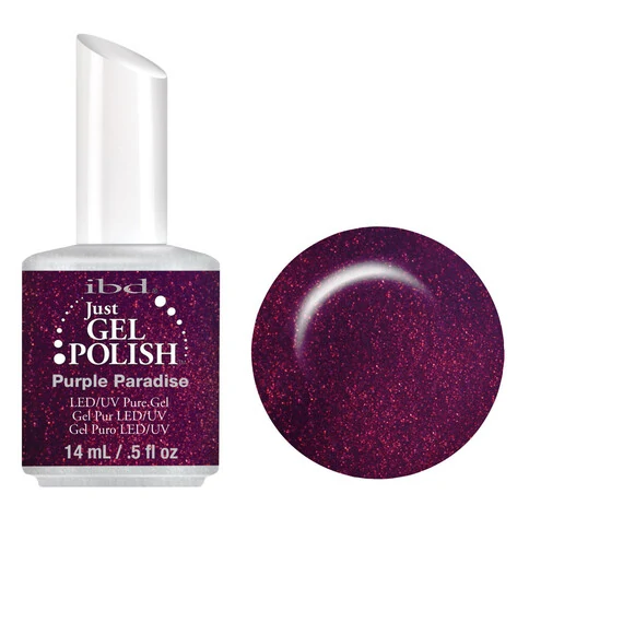 IBD JUST GEL POLISH PURPLE PARADISE 14 ML/.5 OZ