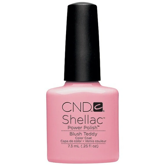 CND SHELLAC UV COLOR COAT - GEL NAIL POLISH - BLUSH TEDDY