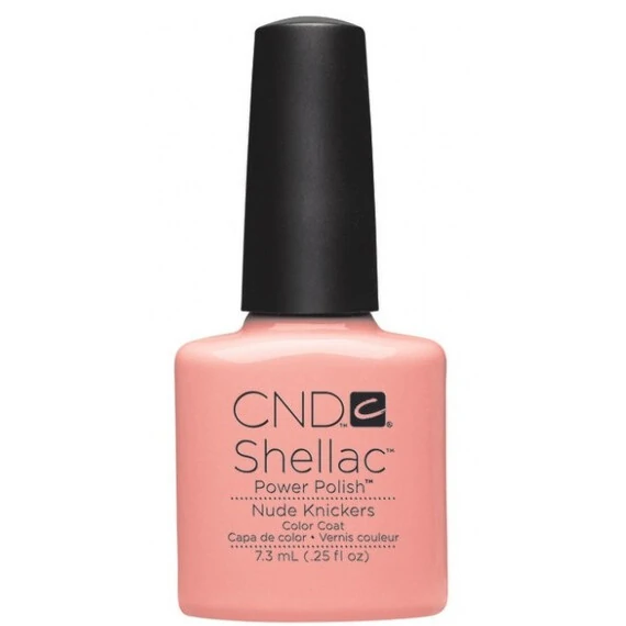 CND SHELLAC UV COLOR COAT - GEL NAIL POLISH - NUDE KNICKERS