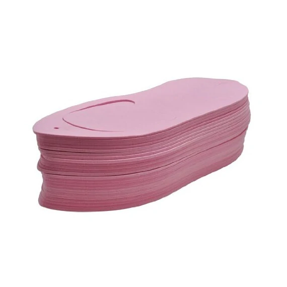 DISPOSABLE PEDICURE SLIPPERS MULTICOLOR 12 PCS
