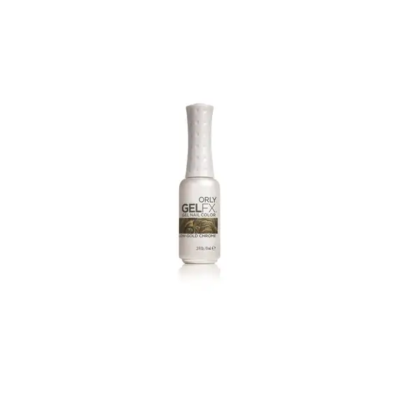 ORLY GELFX YELLOW-GOLD CHROME UV GEL NAIL LACQUER 30019 0.3 OZ - 9 ML