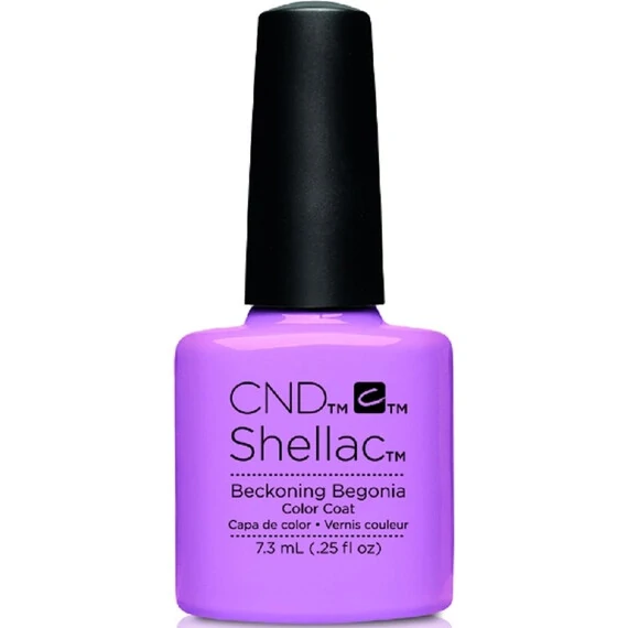 CND SHELLAC UV COLOR COAT - GEL NAIL POLISH - BECKONING BEGONIA