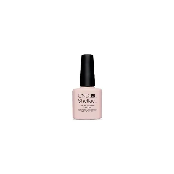 CND SHELLAC UV COLOR COAT - GEL NAIL POLISH - NAKED NAIVETE