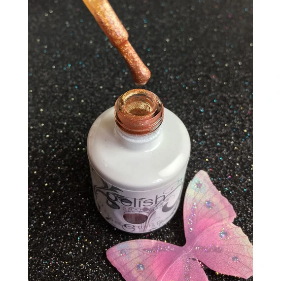 GELISH SOAK OFF GEL POLISH JUST NAUGHTY ENOUGH 1100087 WRAPPED IN GLAMOUR COLLECTION 15ML - 0.5OZ