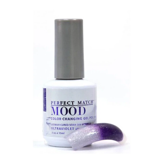 LECHAT ULTRAVIOLET PERFECT MATCH MOOD COLOR CHANGING GEL POLISH MPMG47