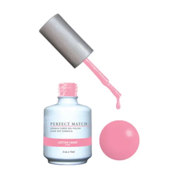 LECHAT PERFECT MATCH GEL POLISH & NAIL LACQUER COTTON CANDY 2-.5OZ/15ML - PMS119