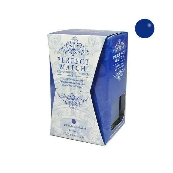 LECHAT PERFECT MATCH GEL POLISH & NAIL LACQUER THE LONE STAR 2-.5OZ/15ML - PMS139