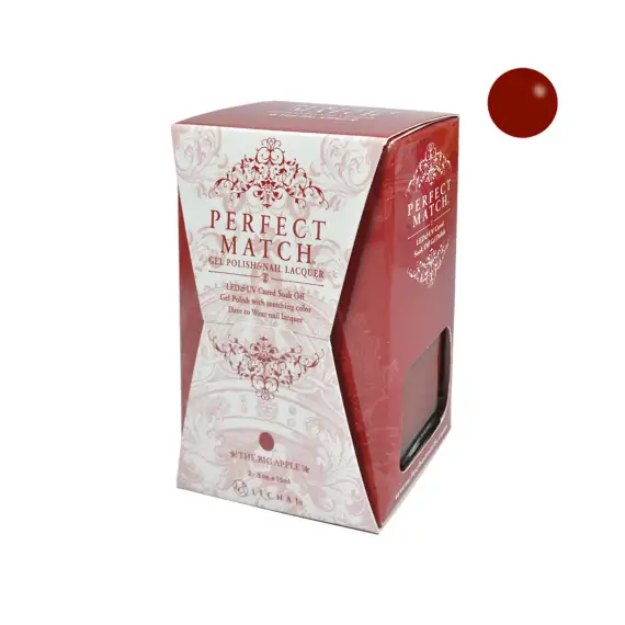 LECHAT PERFECT MATCH GEL POLISH & NAIL LACQUER THE BIG APPLE 2-.5OZ/15ML - PMS140
