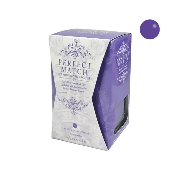 LECHAT PERFECT MATCH GEL POLISH & NAIL LACQUER CITY OF ANGELS 2-.5OZ/15ML - PMS141