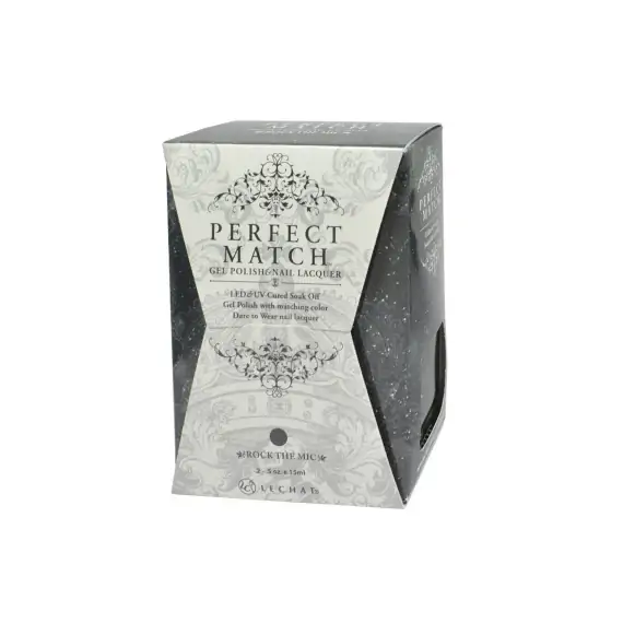 LECHAT PERFECT MATCH GEL POLISH & NAIL LACQUER ROCK THE MIC .5OZ-15ML - PMS158