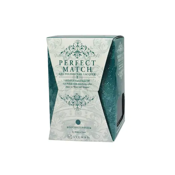LECHAT PERFECT MATCH GEL POLISH & NAIL LACQUER SHOWSTOPPER .5OZ-15ML - PMS157