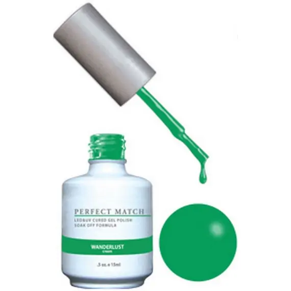 LECHAT PERFECT MATCH GEL POLISH & NAIL LACQUER - WANDERLUST .5OZ-15ML - PMS155