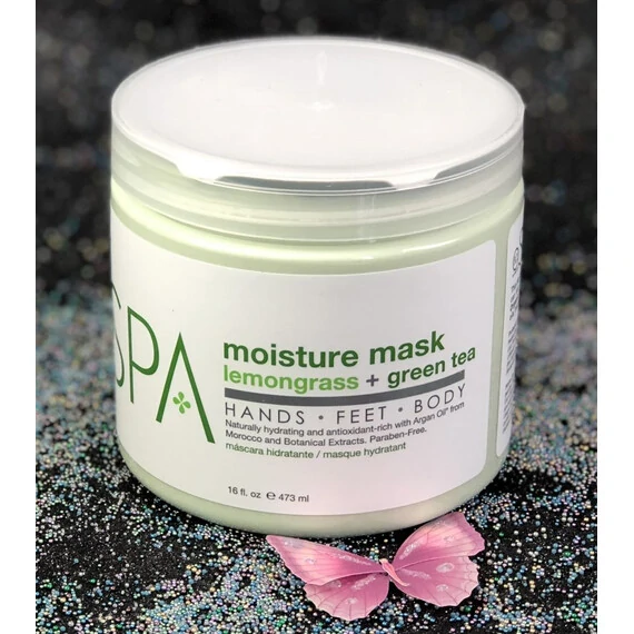 BCL SPA ORGANIC MOISTURE MASK LEMONGRASS + GREEN TEA 16 FL.OZ 473 G