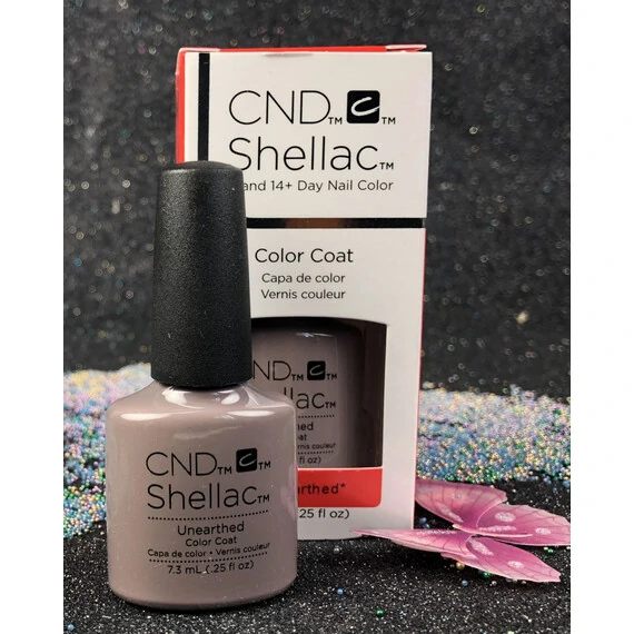 CND SHELLAC UNEARTHED 151 COLOR COAT GEL NAIL POLISH NUDE 2018 COLLECTION 7.3 ML 0.25 FL OZ