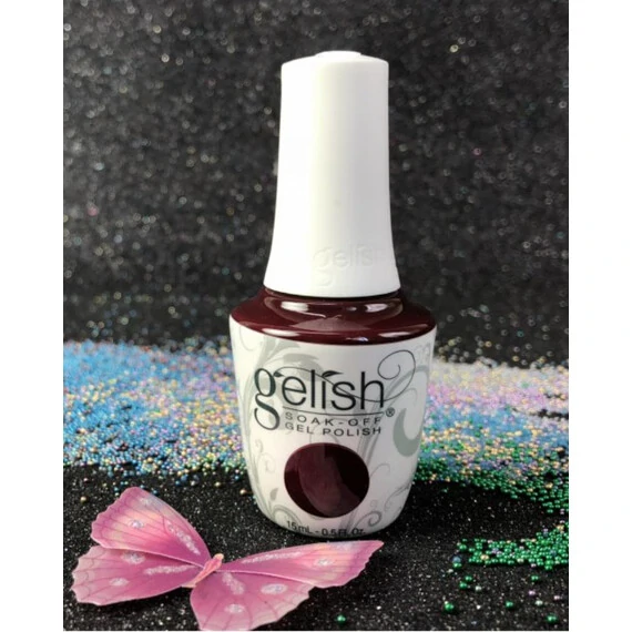GELISH PLUM TUCKERED OUT 1110797 SOAK OFF GEL POLISH NEW LOOK
