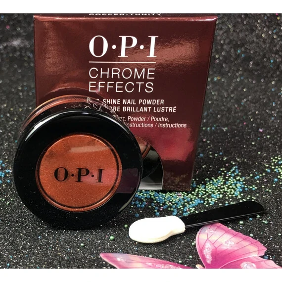 OPI CHROME EFFECTS GREAT COPPER-TUNITY MIRROR-SHINE NAIL POWDER CP003