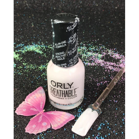 ORLY LIGHT AS A FEATHER 20909 BREATHABLE TREATMENT + COLOR .6 FL OZ / 18 ML