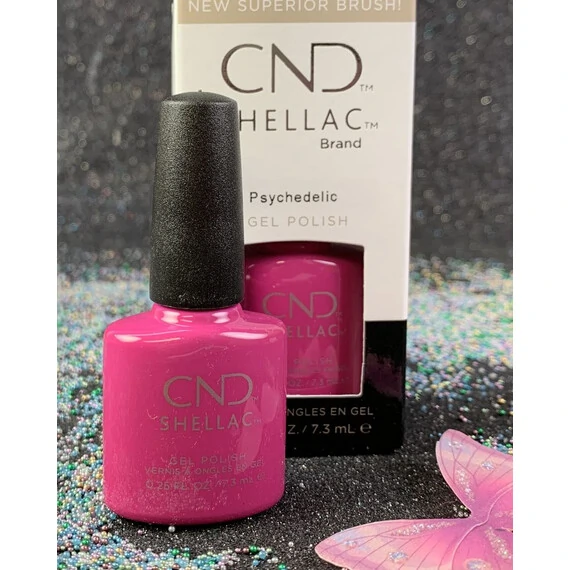CND SHELLAC PSYCHEDELIC COLOR COAT GEL NAIL POLISH 7.3ML-0.25OZ