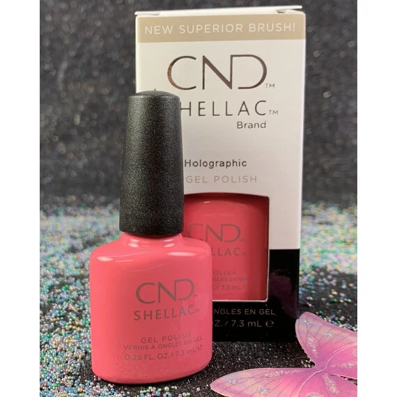 CND SHELLAC HOLOGRAPHIC COLOR COAT GEL NAIL POLISH 7.3ML-0.25OZ
